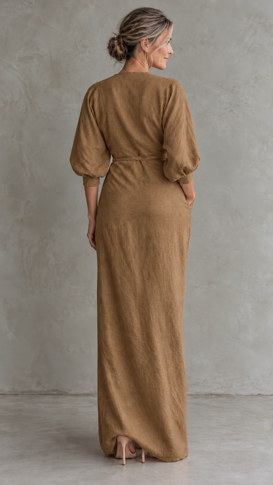 Ashley Maxi Dress with V-Neck