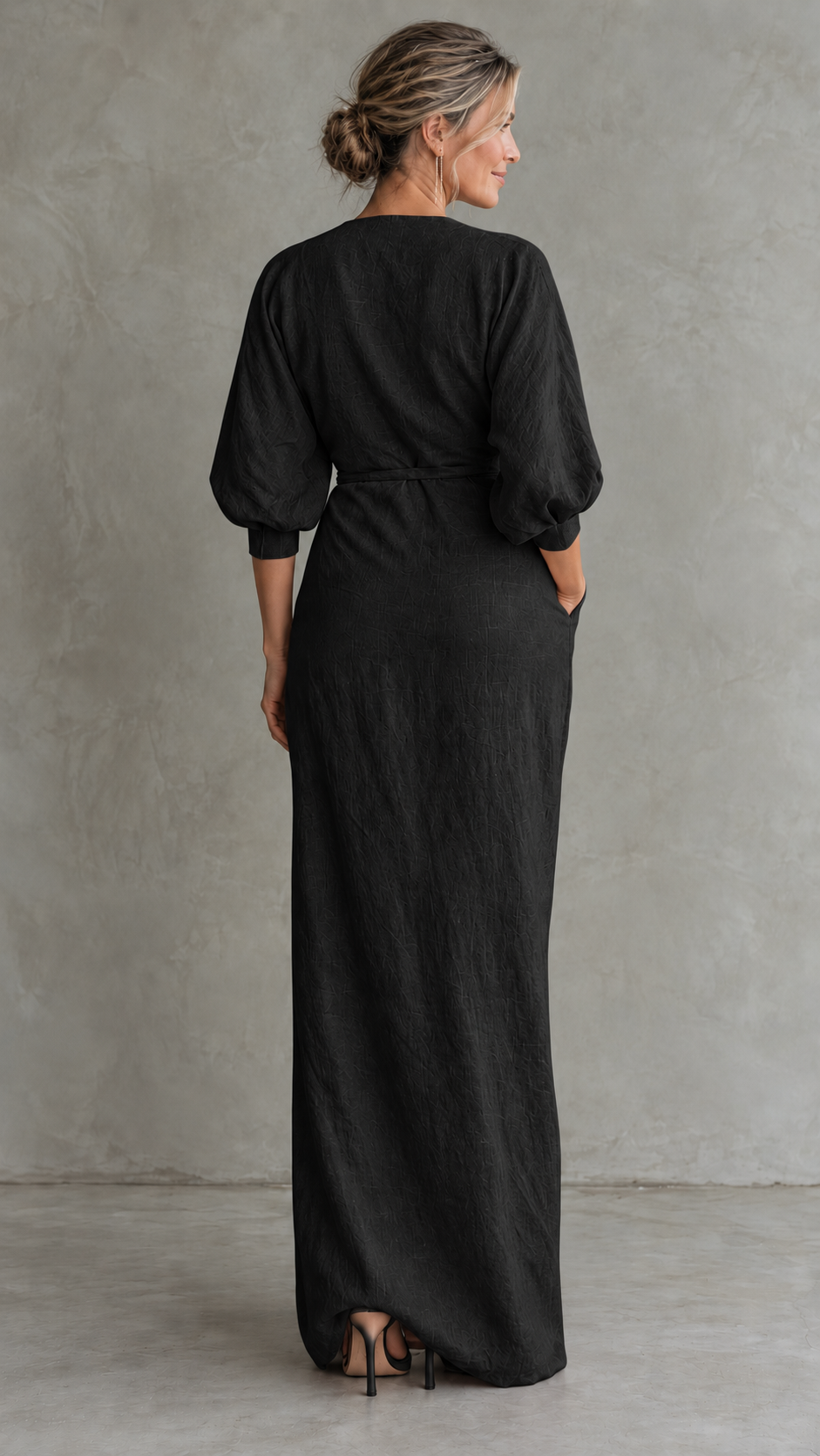 Ashley Maxi Dress with V-Neck