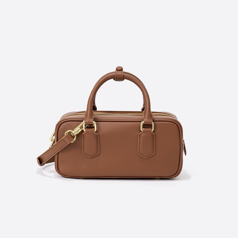 Vintage Genuine Leather Crossbody Handbag
