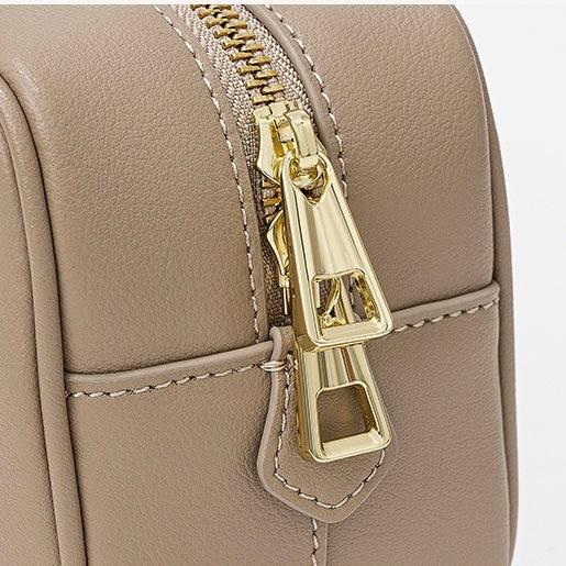 Vintage Genuine Leather Crossbody Handbag