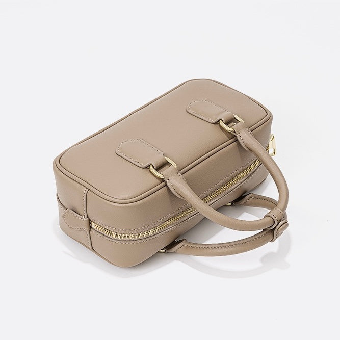 Vintage Genuine Leather Crossbody Handbag