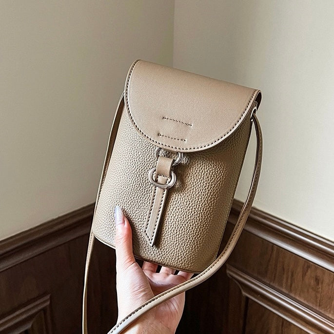 Genuine Leather Mini Crossbody Phone Bag