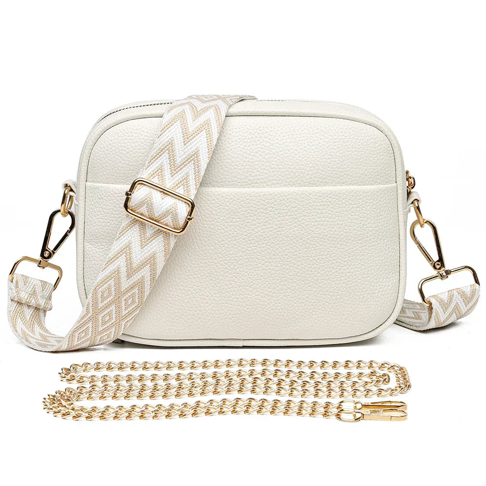 Zara | Refined Leather Shoulder Bag