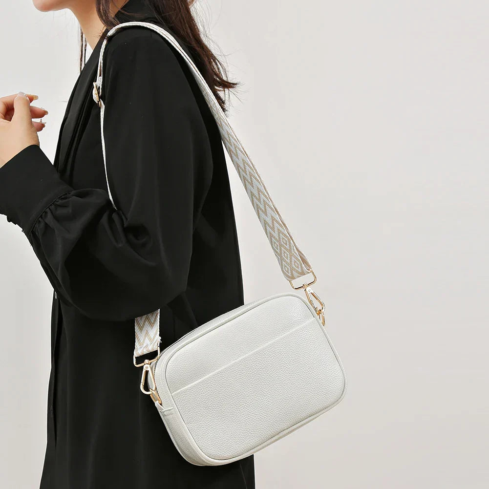 Zara | Refined Leather Shoulder Bag