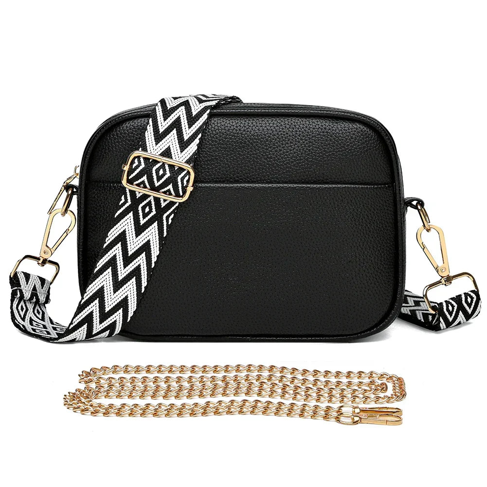 Zara | Refined Leather Shoulder Bag