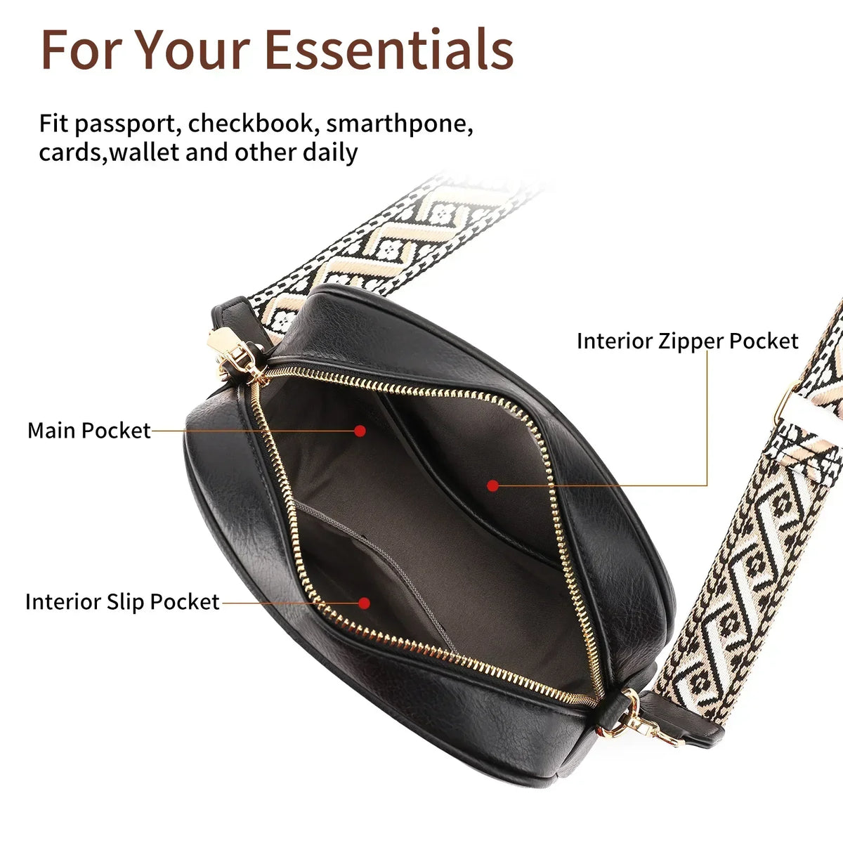 Brooke | Refined Leather Shoulder Bag