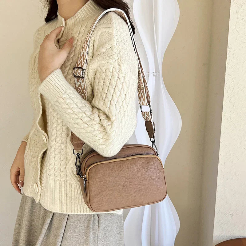 Chelsea | Refined Leather Shoulder Bag