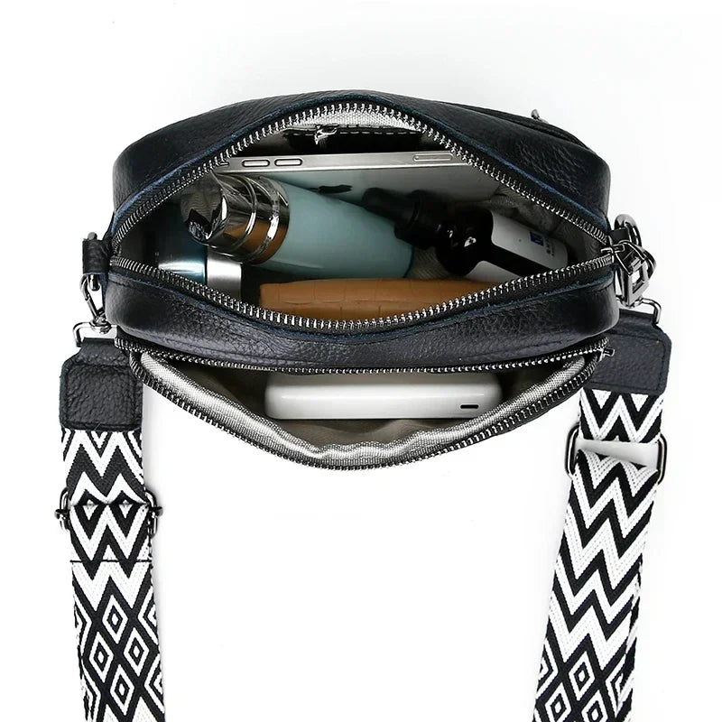 Belle | Refined Leather Shoulder Bag