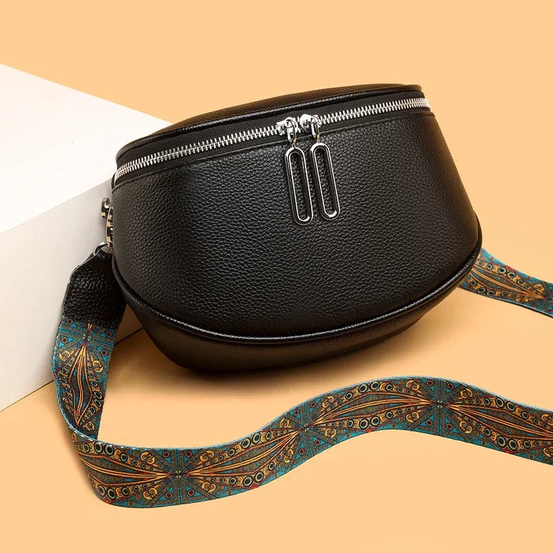 Indie | Refined Leather Shoulder Bag