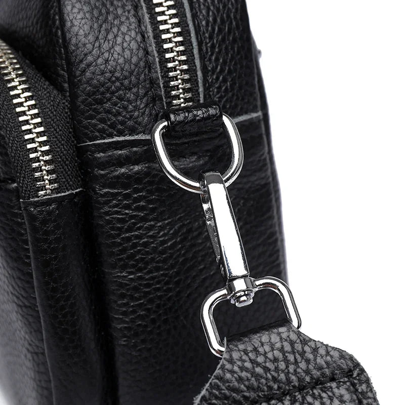 Talia | Refined Leather Shoulder Bag