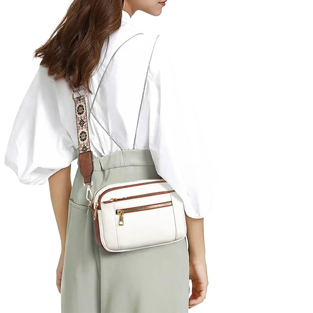 Edith | Refined Leather Shoulder Bag