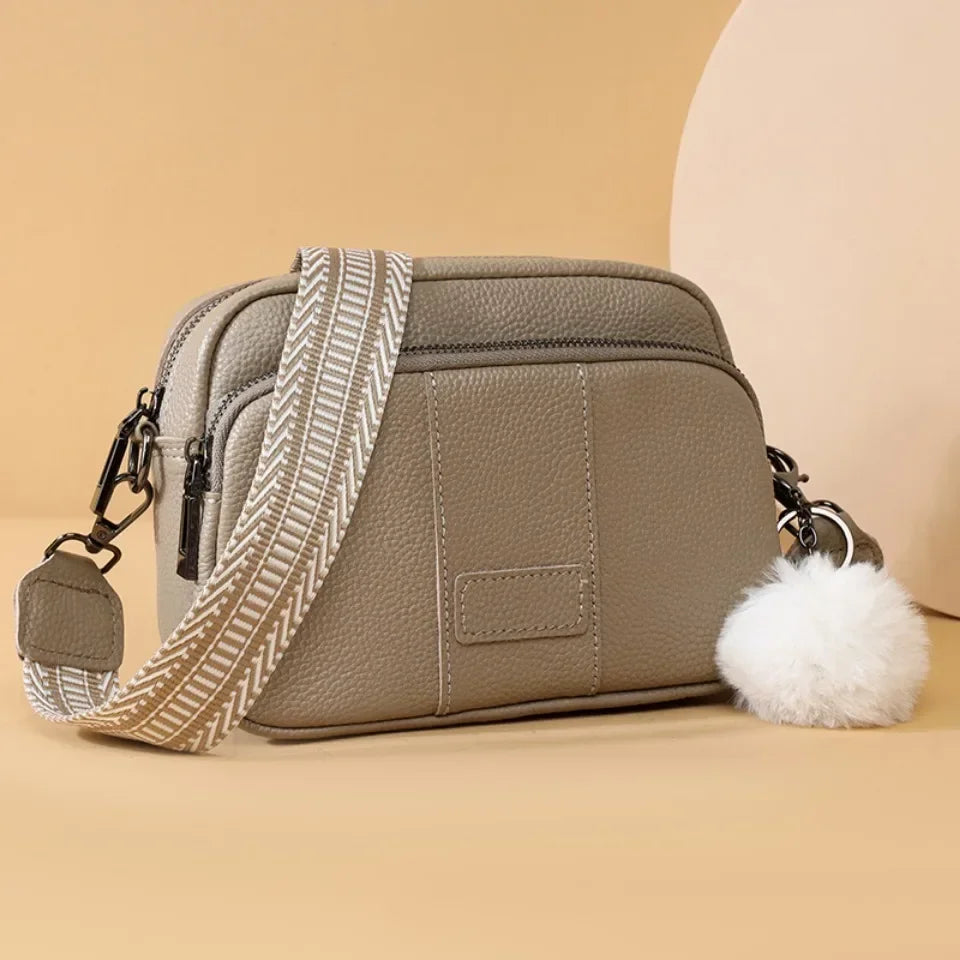 Maeve | Refined Leather Shoulder Bag