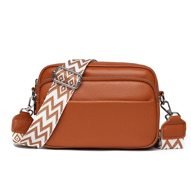 Talia | Refined Leather Shoulder Bag