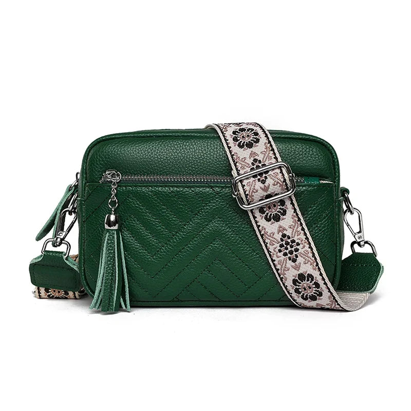 Bianca | Refined Leather Shoulder Bag