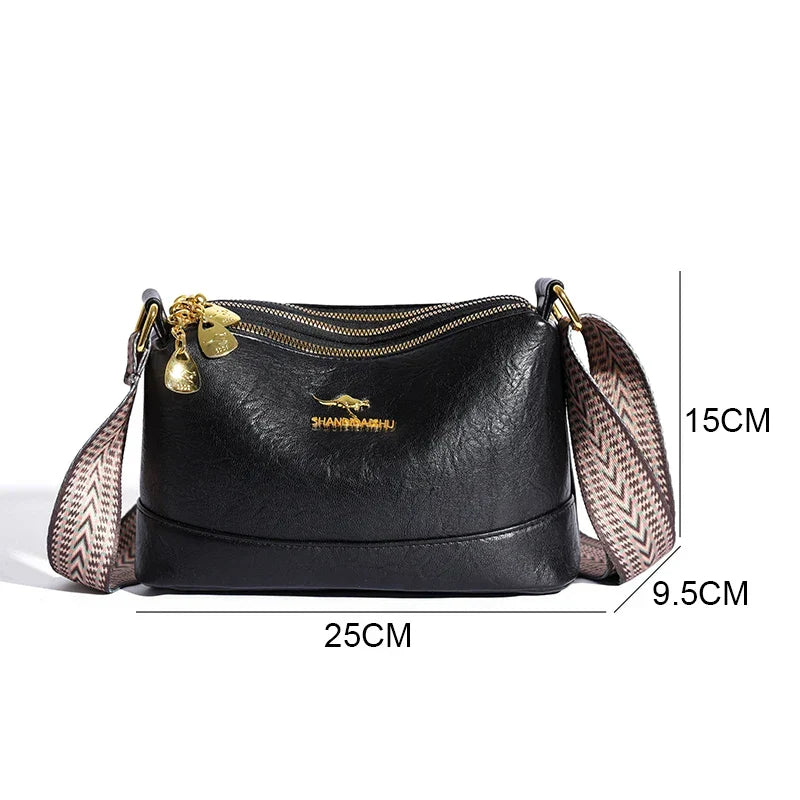 Addison | Refined Leather Shoulder Bag
