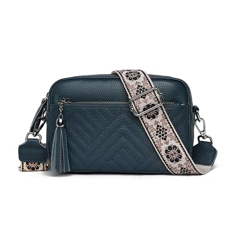Bianca | Refined Leather Shoulder Bag