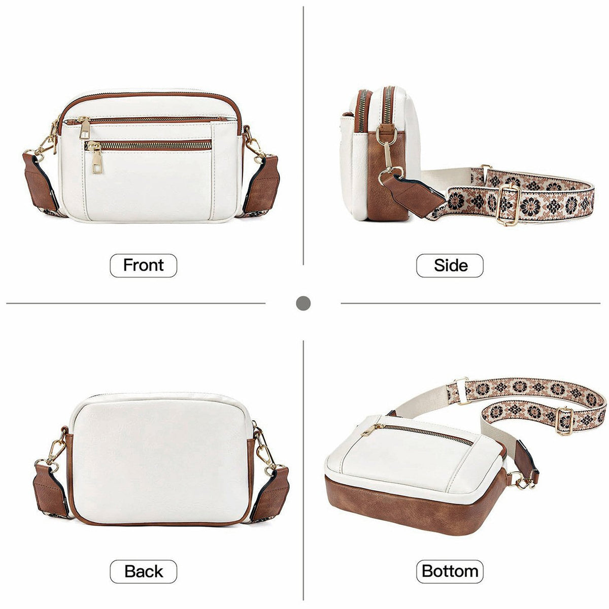 Camilla | Refined Leather Shoulder Bag